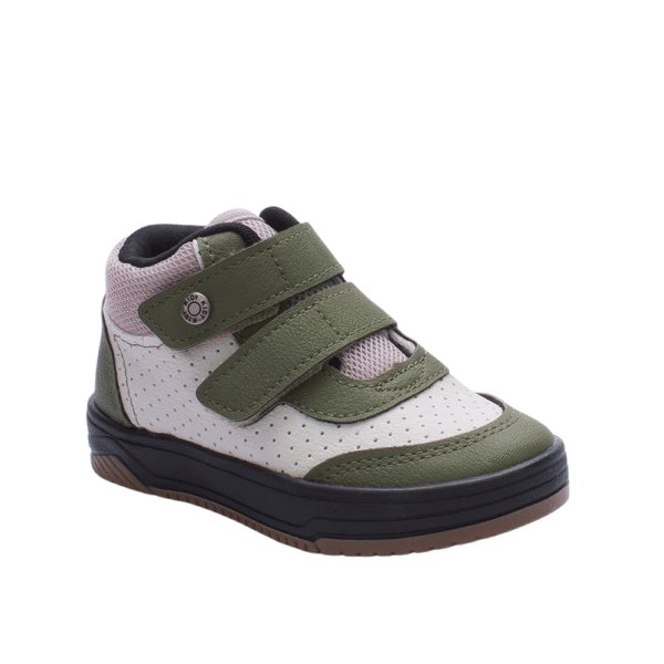 Tenis Happy Verde Militar Bege - Image 2